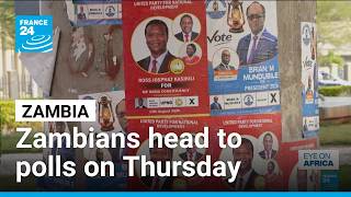 Zambia prepares for 8th general election since its return to a multi-party democracy • FRANCE 24 screenshot 2