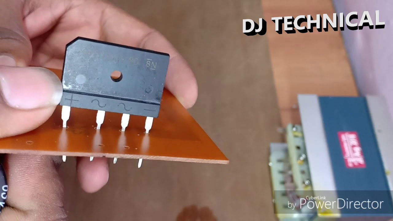 how to make 32 0 32 AC TO DC power supply YouTube