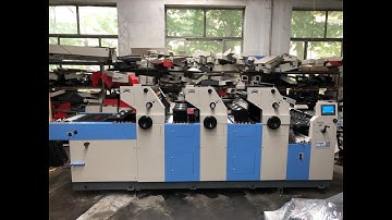 3 COLOR OFFSET PRINTING MACHINE UNIT TYPE 620X450 WITH UV LAMP DRYING PALSTIC BAG PRINTING-ZONGRUI