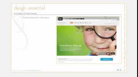 Principles of website design