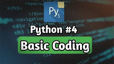 Basic Coding #4 | Pydroid 3 Tutorial | Python Tutorials #4 | Friendly Coder