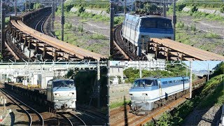 2019/08/05 最も長いレール輸送 8090レ EF66-126[吹]＋日鐵チキ21B
