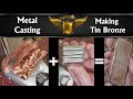 Making my first Bronze bar, Mixing Copper and Tin