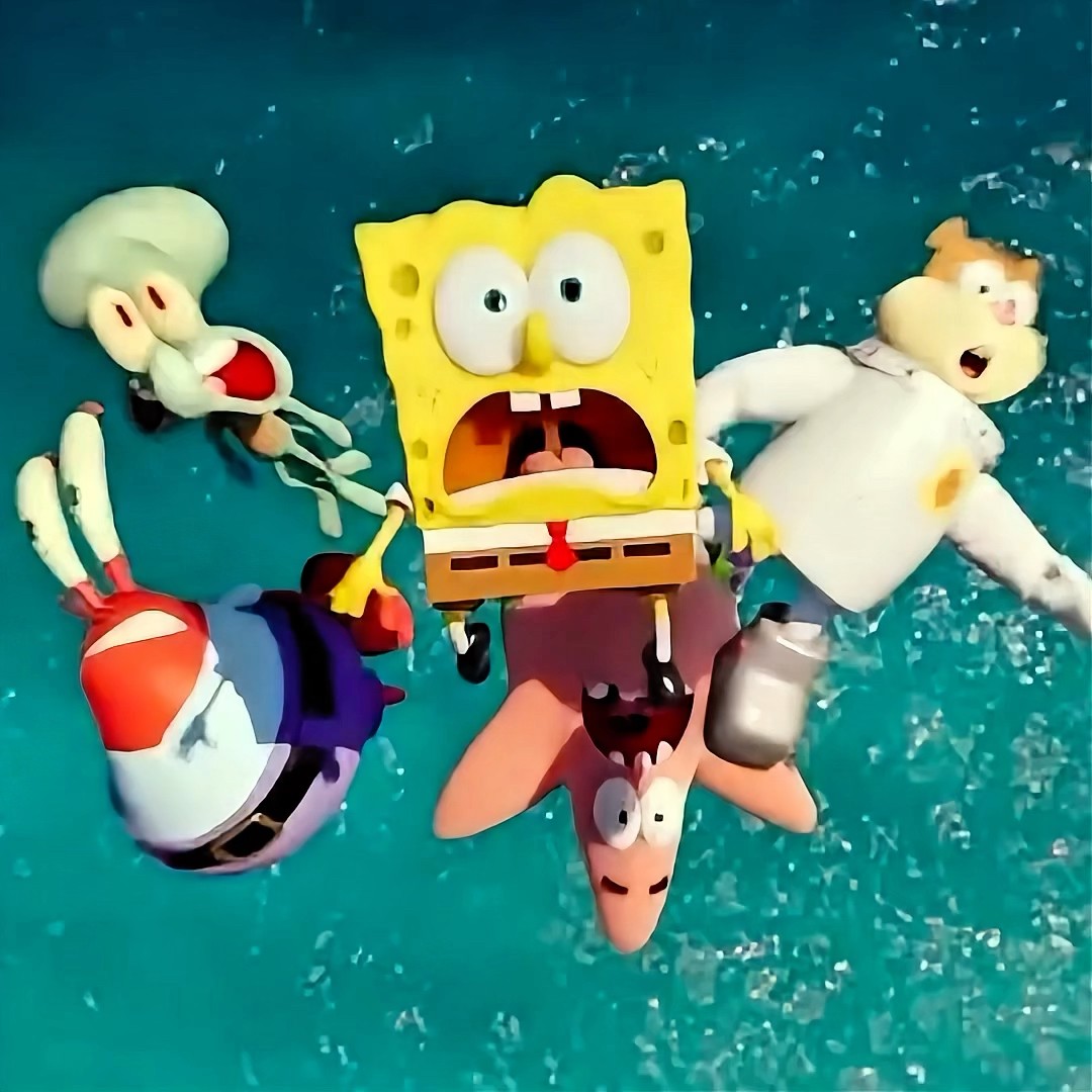 ELES QUERIAM EMPURRAR O HOMEM PRA ÁGUA - BOB ESPONJA #shorts