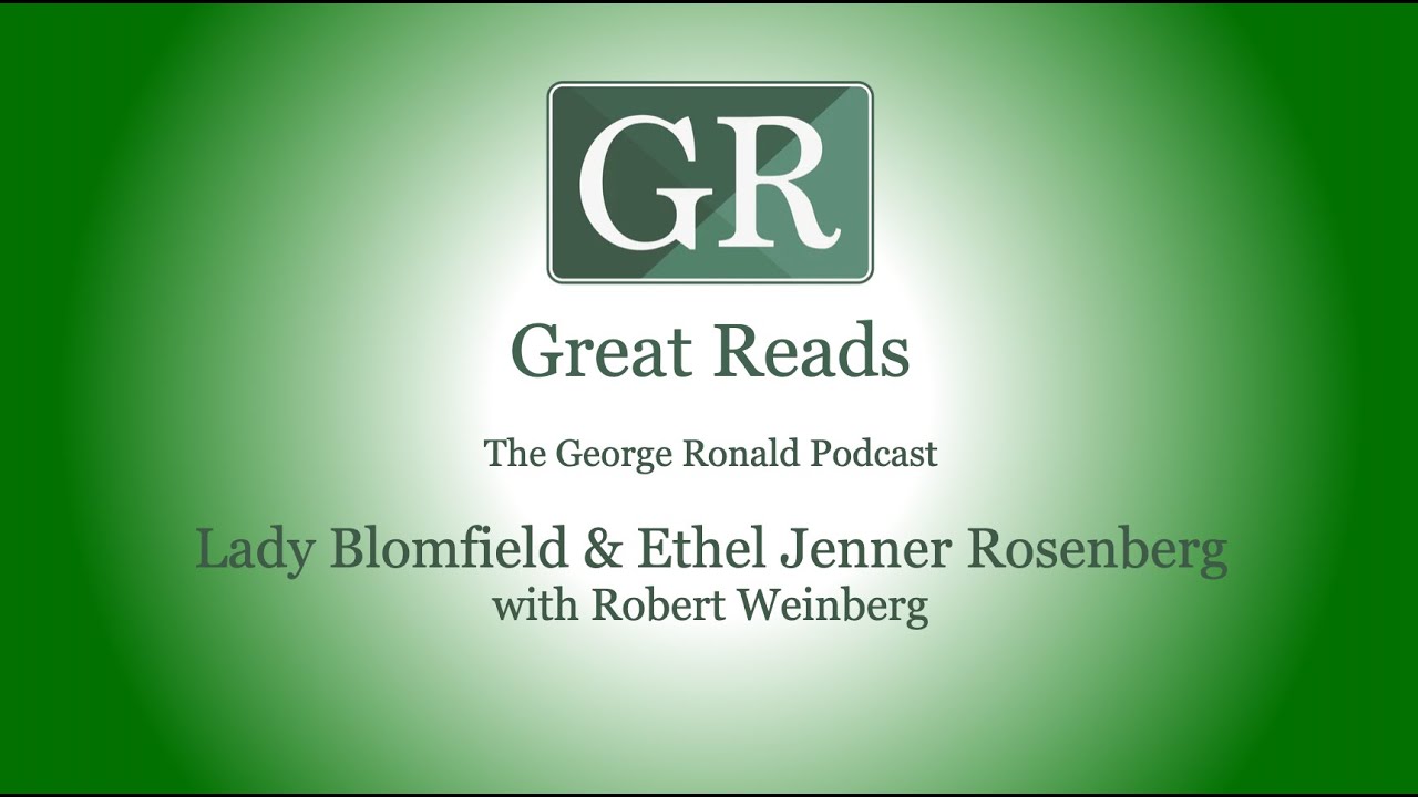 Lady Blomfield & Ethel Jenner Rosenberg with Robert Weinberg