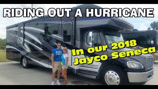 Riding out a Hurricane in our Jayco Seneca Super C