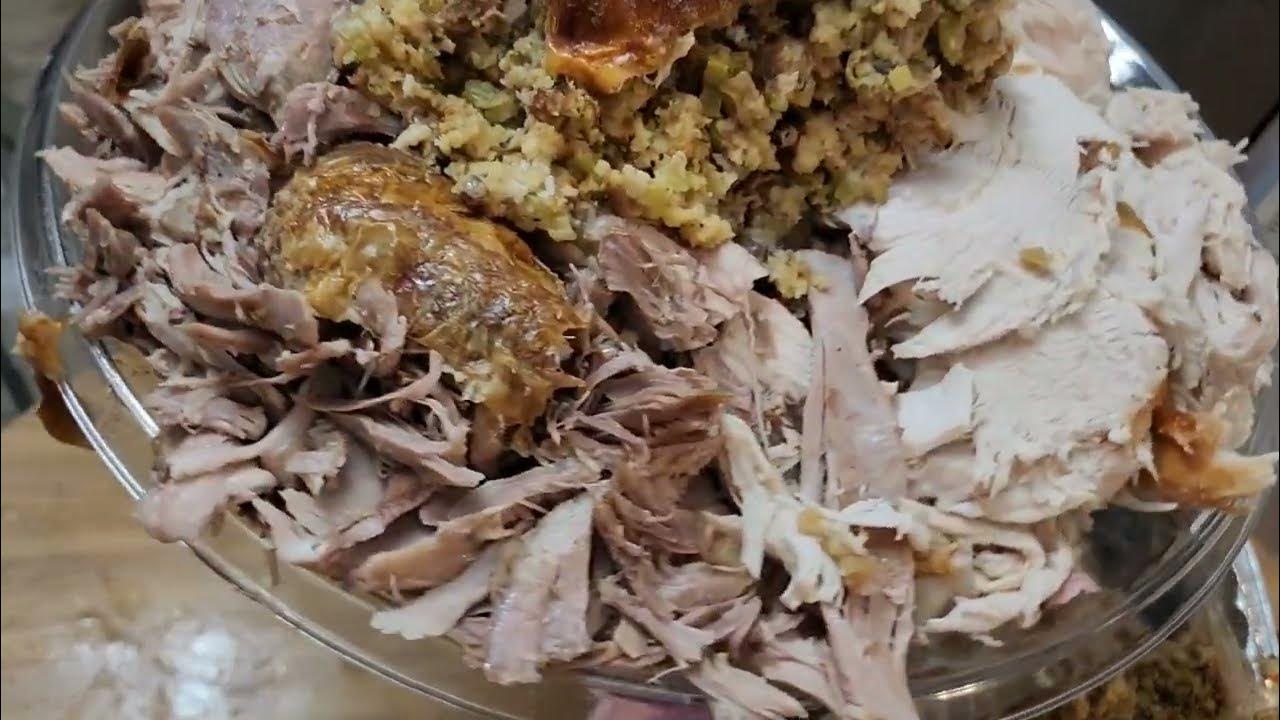 Electric oven blows up on us right before turkey goes in how I make my