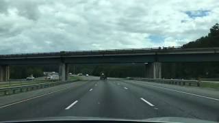 Interstate 75 Southbound in Emerson, GA through Exit 283 (Old Allatoona Rd.)