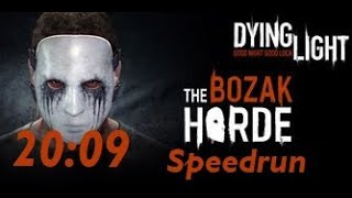 Dying Light Bozak Horde - Speedrun OLD World Record 20:09