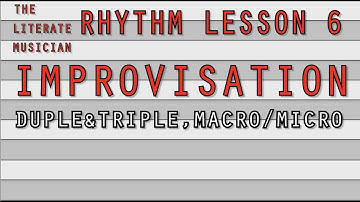 Rhythm Lesson 6 (Improvisation)