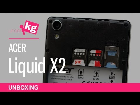 Triple SIM Phone - Acer Liquid X2 Unboxing [4K]