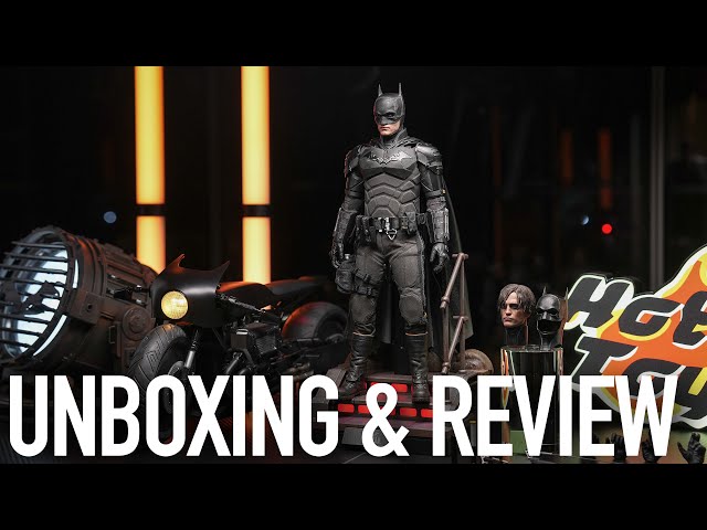 Hot Toys The Batman Deluxe Edition, Bat-Signal & Batcycle Unboxing