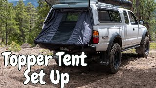 Topper Tent Set Up