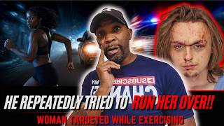 Stranger Tries to Run Over Woman 3 times While she Exercised after she said Good Morning to Him! 🤯