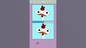 Can you find 3 differences between the two images | Challenge #64 |  #emoji_quiz #find_differences