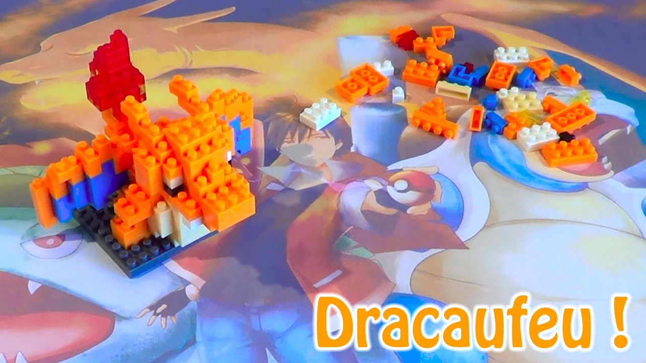 LEGO DRACAUFEU ! Construction d'un Nanoblock Pokémon Dracaufeu ! LE LEGO  ULTRA CHAUD ! 