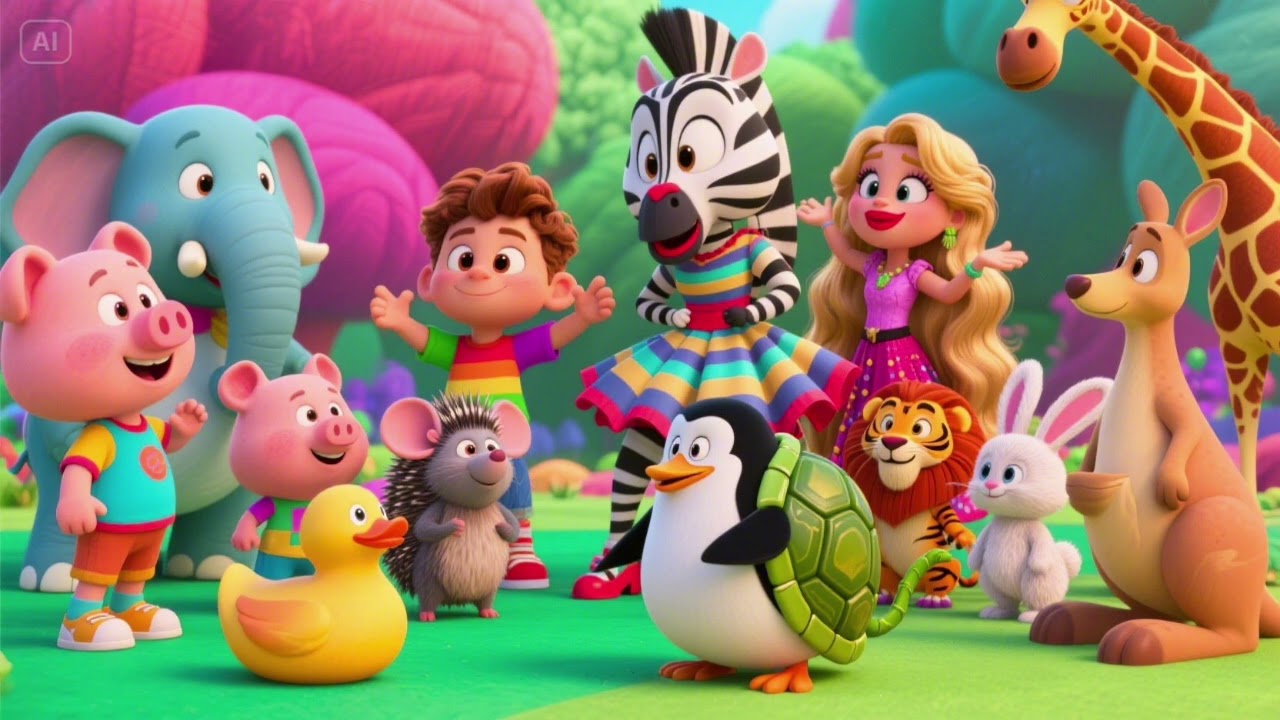 "Zoo Fun 🦁🎶 | Stomp, Roar & Wiggle Through the Wild!"