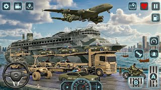 Us Army Truck Driving 3d Gameplay | Army Truck Cargo Simulator 2025 | Android Gameplay  screenshot 5