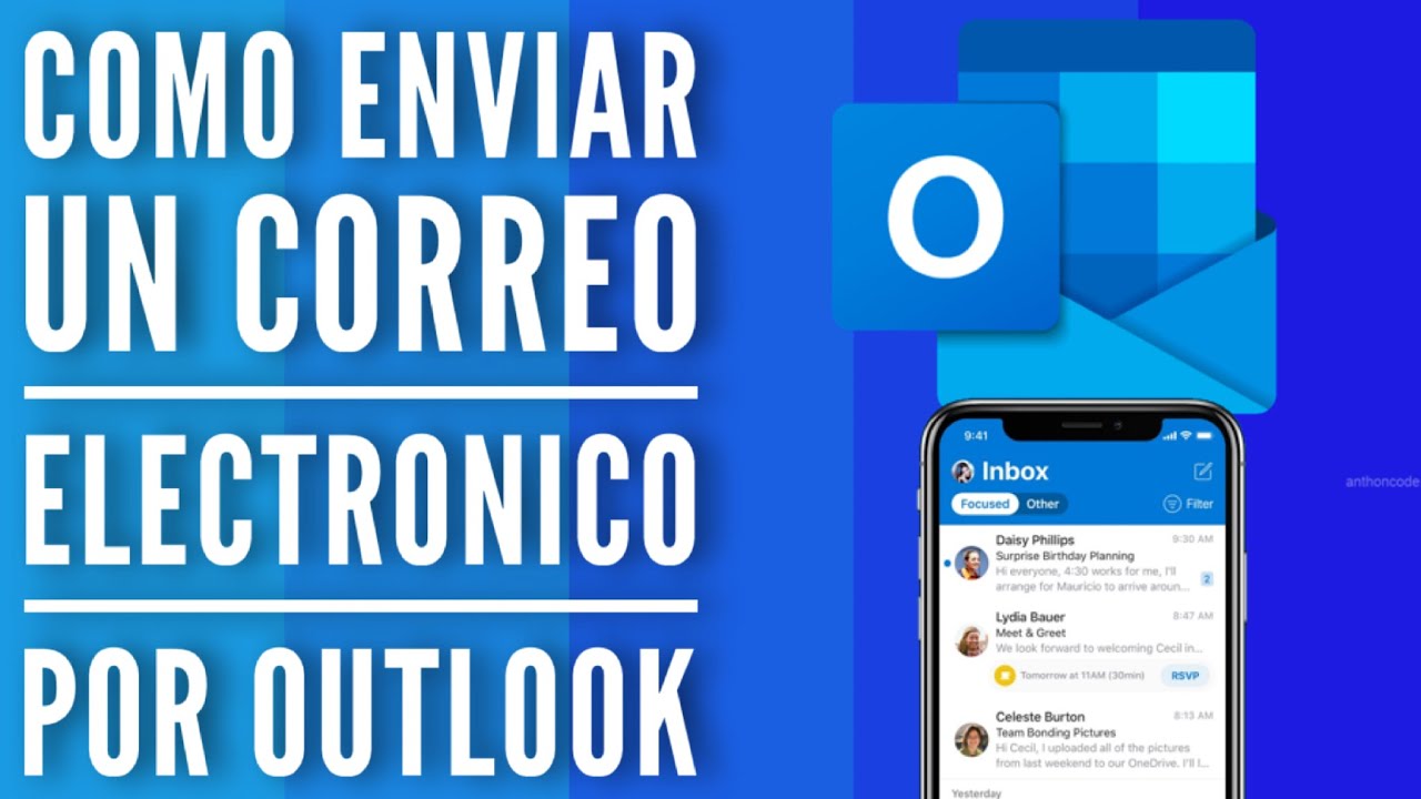 Como Enviar un CORREO ELECTRONICO por HOTMAIL desde mi CELULAR 2024