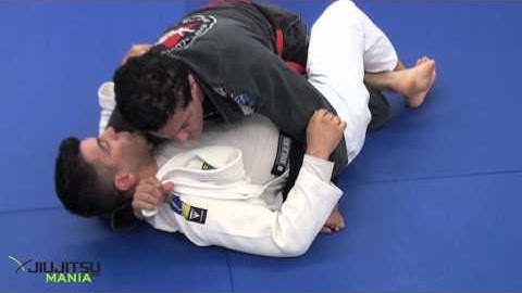 JiuJitsuMania Jean Jacques Machado Loop Choke from Half Guard
