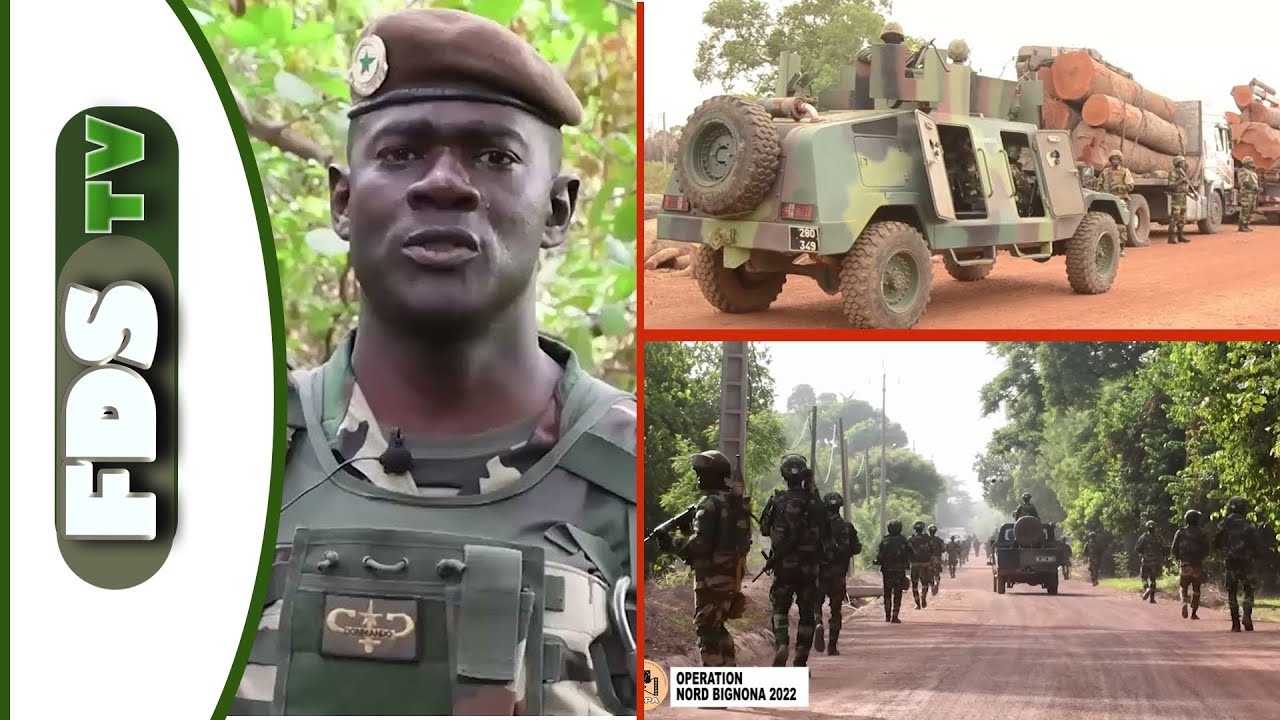 🔴APRES LE SUCCES DE L'OPERATION "NORD BIGNONA" LE CEMGA CHEIKH WADE EXPRIME SON SATISFESCIT AUX...