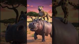 May 23, 2026Leopard’s Biggest Mistake Ever! 😂#AIvideo #FunnyAnimals #Leopard #Hippo #CartoonVideo
