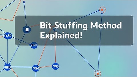 Computer Networks - Framing | Bit Stuffing Method Explained Easily! 😊 Subscribe  #ktu #ktuexam #cn