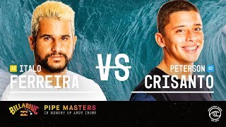 Italo Ferreira vs. Peterson Crisanto - Round of 16, Heat 1 - Billabong Pipe Masters 2019