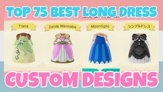 Top 75 Best Long Dress Custom Designs In Animal Crossing New Horizons (Design ID Code For Gowns)