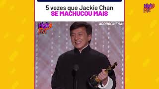 High5 As 5 vezes que Jackie Chan MAIS SE MACHUCOU em seus filmes