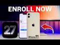 iOS 27 Support IPhone 11 ? How to Enroll iPhone 11 for iOS 27 Beta 📱 Complete Step-by-Step Guide