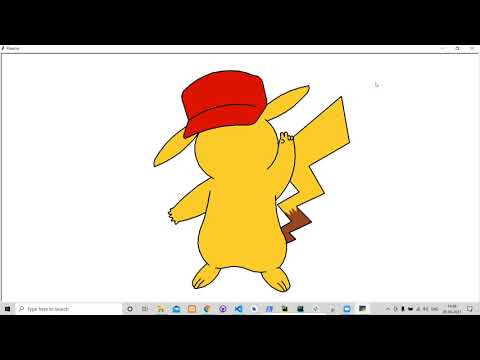 Pikachu Drawing Using Python