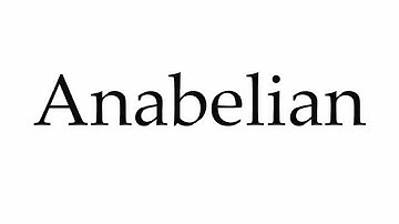 How to Pronounce Anabelian