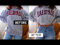How to Crop Sew a Hoodie
