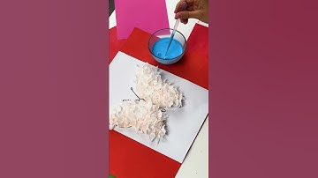 Make a Butterfly from Tissue🦋💕 Fun and Pretty!🧻