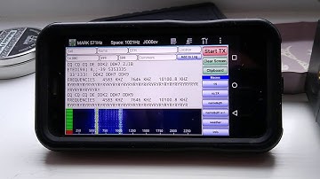 Belka DSP, decoding RTTY with Android mobile phone.