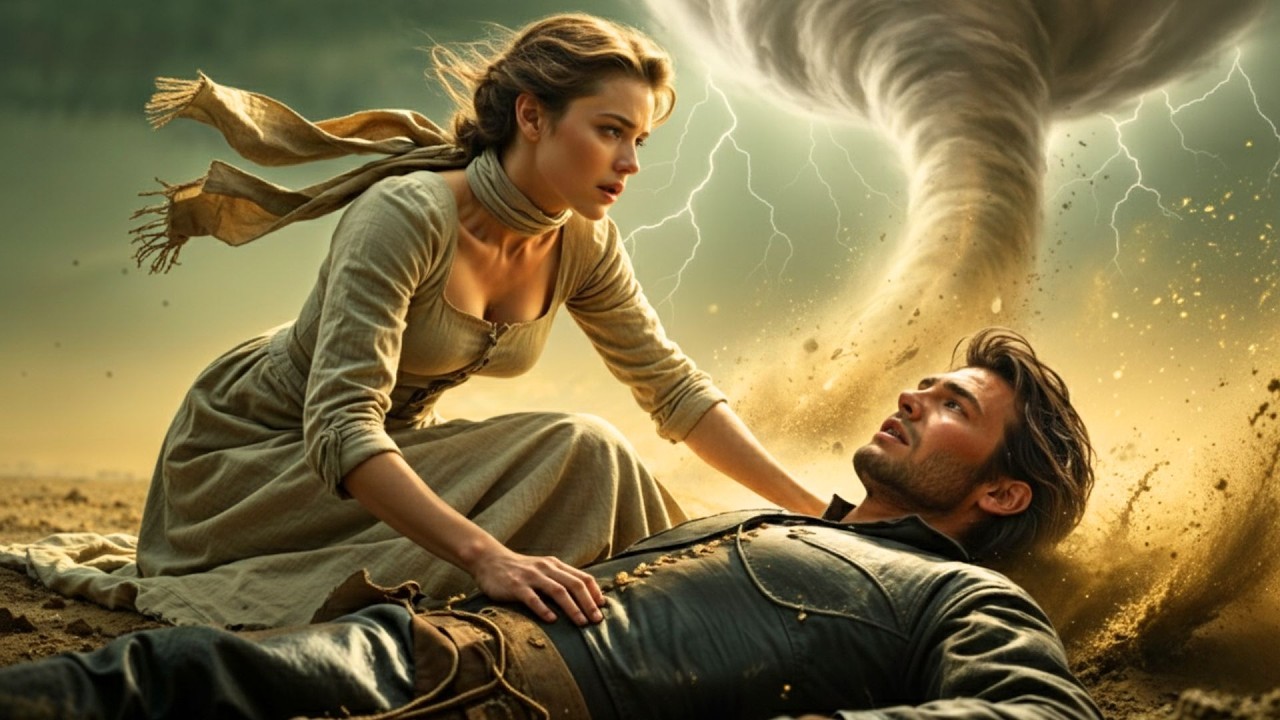 Struggling Widow Helped a Stranger in the Tornado—Later Realized The Cowboy Owned Half the County…