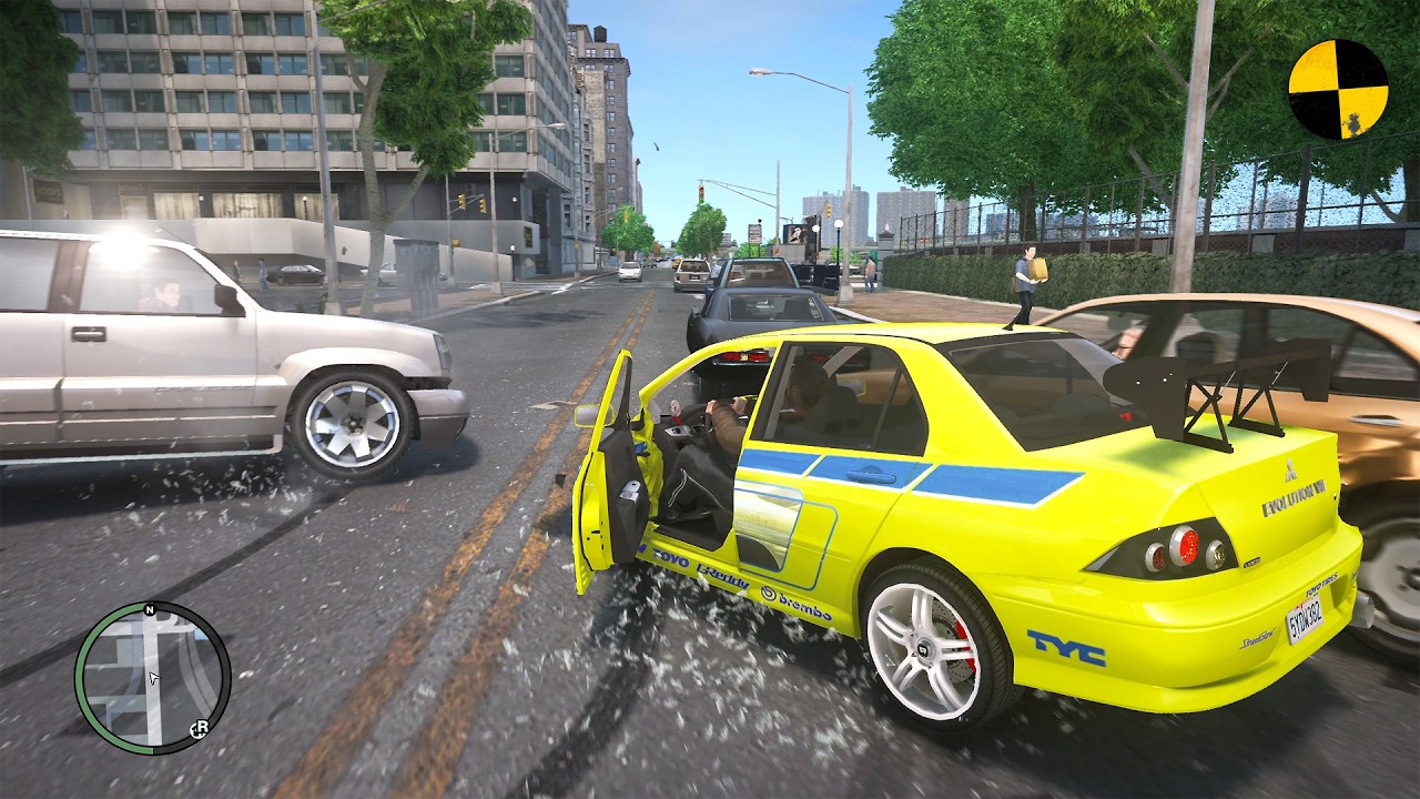 GTA 4 Crash Testing Real Car Mods Ep.115