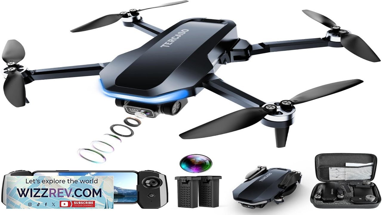 Drone with Camera for Adults 2K HD Camera FPV Live Video Foldable ...