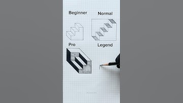 How to draw 3d step🤔😱 #shorts #craft #art #drawing #crafts #satisfying