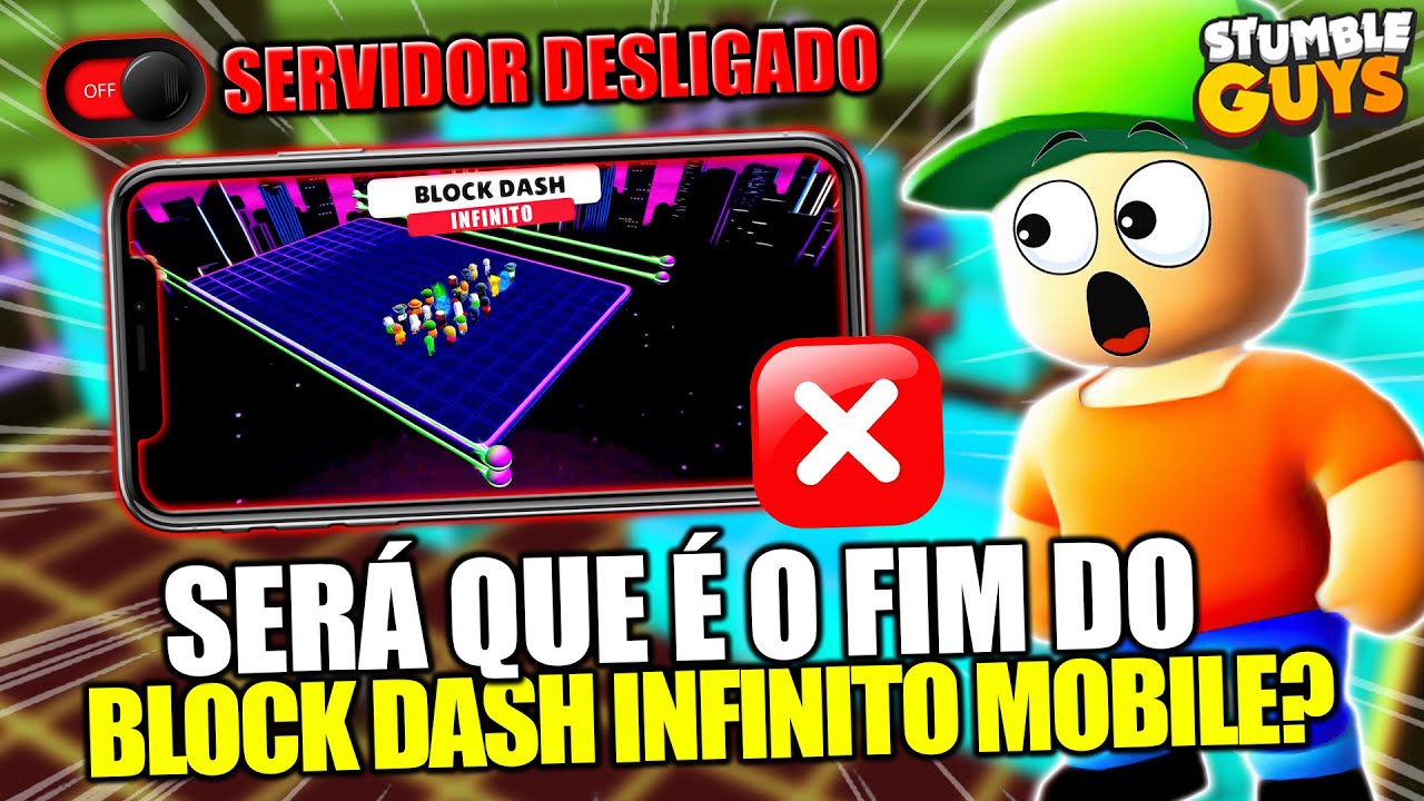 CORRE!! COMO JOGAR BLOCK DASH INFINITO NO STUMBLE GUYS! 