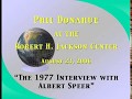 Phil Donahue (2006) on his Albert Speer Interview