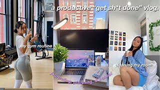 A PRODUCTIVE VLOG | 7am gym routine, journaling & affirmations, and cleaning my room! screenshot 3