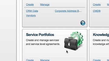 FootPrints version 12 - Configuring Service Portfolio
