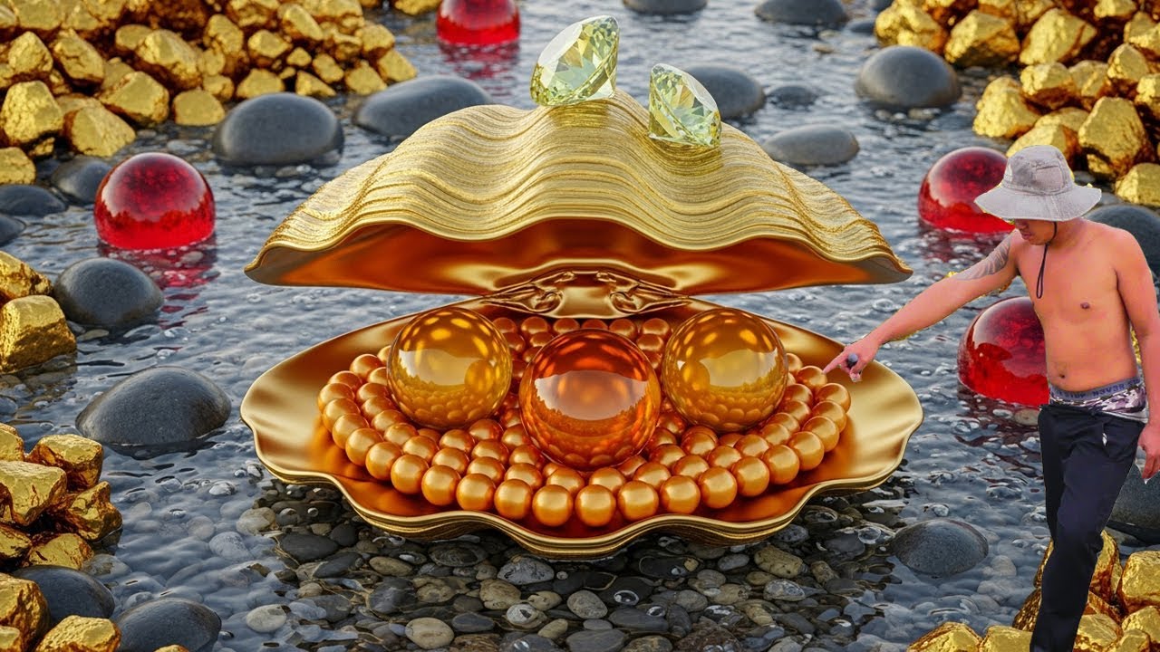 😱😱 River’s Secret Unlocked: Teen Finds Clam Holding Clues to Lost Civilization’s Forgotten Past