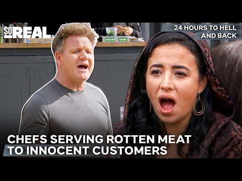 Gordon Ramsay Going Full PSYCHO On Lazy Chefs | Gordon Ramsay 24 Hours To Hell And Back