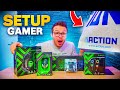 Je teste des produits gamer de chez action  setup gamer action