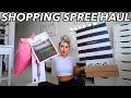 THE BIGGEST SHOPPING SPREE HAUL I&#39;VE EVER DONE + TRY-ON! Aritzia, Revolve, Sephora, Dossier, &amp; more!