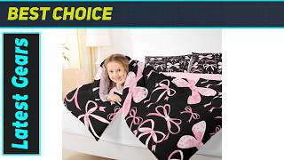 Feelyou Black Pink Bow Bedding: Kawaii Dream or Nightmare