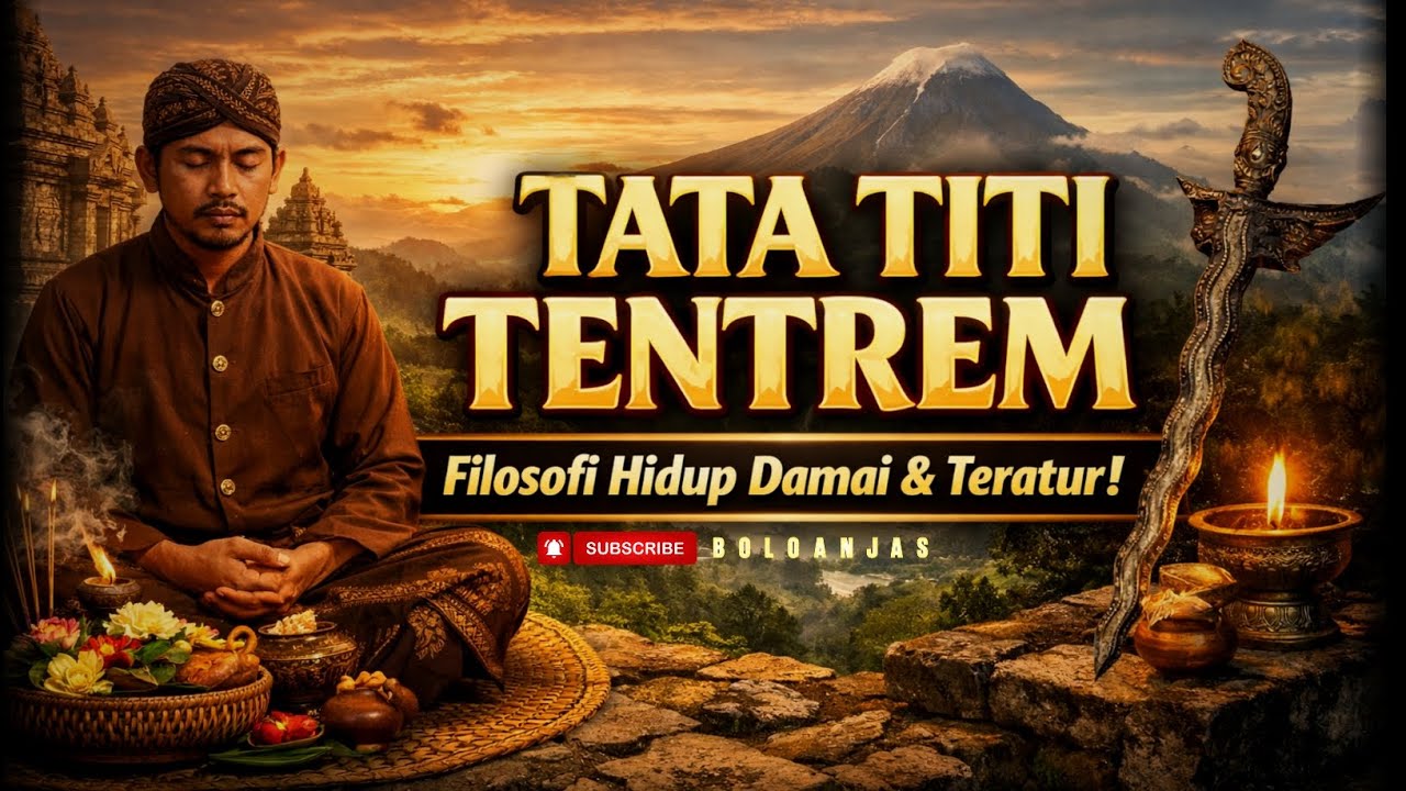 TATA TITI TENTREM: Rahasia Hidup Tenang & Teratur dalam Filosofi Jawa Kuno | Pitutur Leluhur 